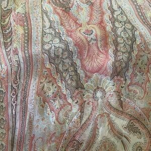 Etro  Paisley Silk Scarf in Pink and Cream.